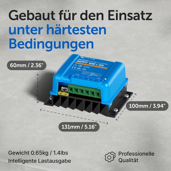 Produktbild Victron Energy BlueSolar MPPT 100/20