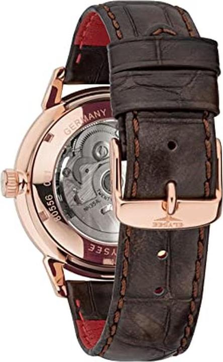 Actual product image Elysee Vintage Master Automatic Date Display Rose Gold Strap