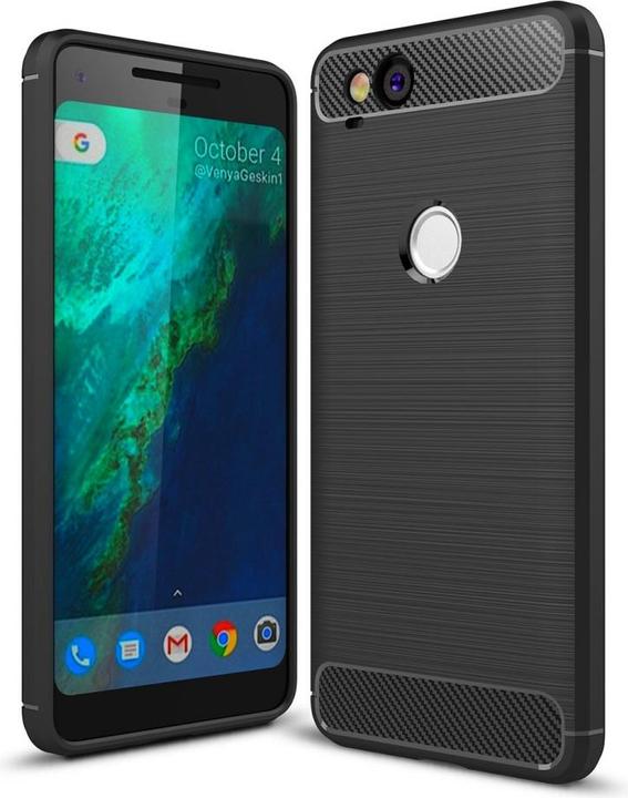 Produktbild Screenguard Google Pixel 2 Hülle Carbon Brushed Soft TPU (Google Pixel 2)