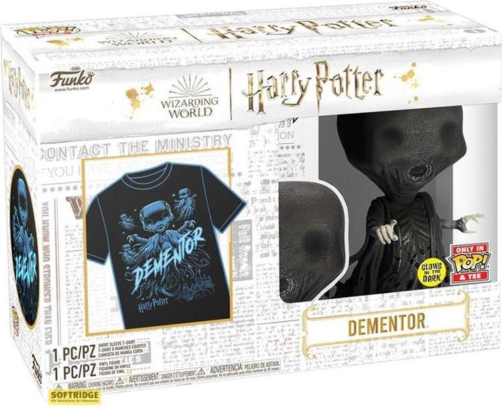 Actual product image Funko Harry Potter POP! & Tee set figurine et T-Shirt Dementor (GL) (L)