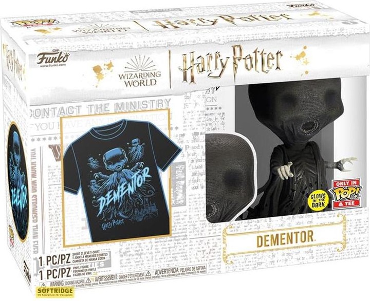 Produktbild Funko Harry Potter POP! & Tee set figurine et T-Shirt Dementor (GL) (L)