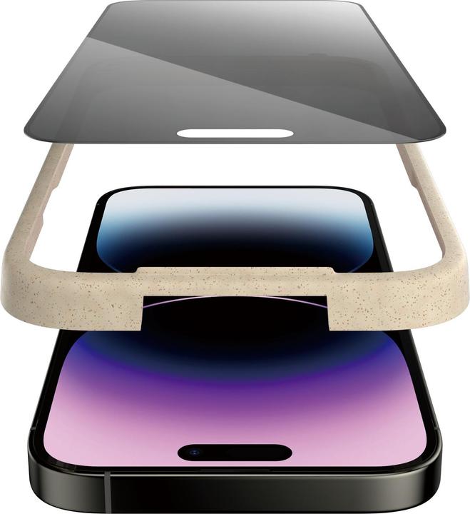 Actual product image PanzerGlass Screen Protector Ultra Wide Fit Privacy iPhone 14 Pro Max (1 pcs., Apple iPhone 14 Pro Max)