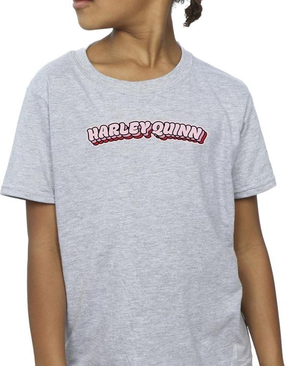 Produktbild Batman Harley Quinn Logo TShirt Mädchen (128)
