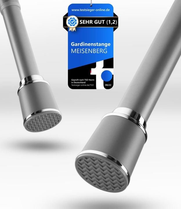 Meisenberg Teleskop-Duschvorhangstange