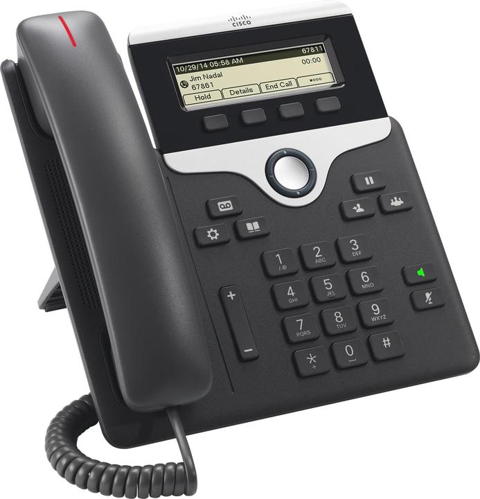 Image du produit Cisco UC Phone 7811 Téléphone IP noir