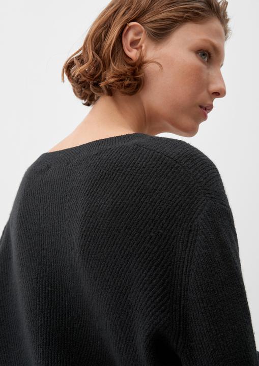 Produktbild s.Oliver Strickpullover Pullover mit V-Ausschnitt (36)