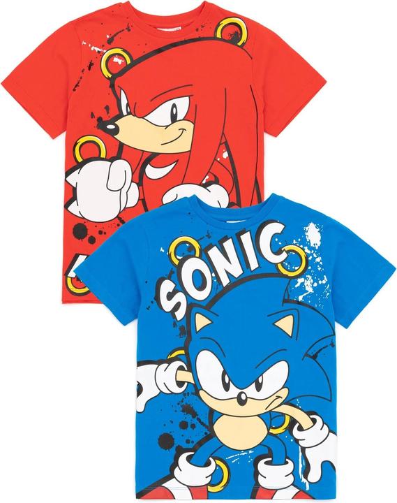 Produktbild Sonic The Hedgehog TShirt (2erPack) (146, 152)