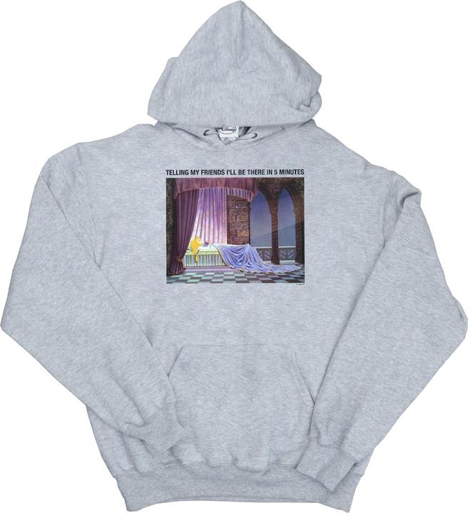 Actual product image Disney Mens Sleeping Beauty I'll Be There In 5 Hoodie (L)