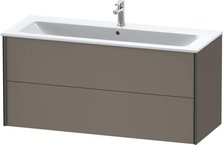 Actual product image Duravit XViu 4128 Vanity unit wall-mounted, 2 drawers, for wash basin ME by Starck 233612, 1210x480 (121 x 48 x 56 cm)