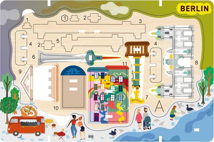 Image du produit Avenir 3D Städte-Bastelset Berlin