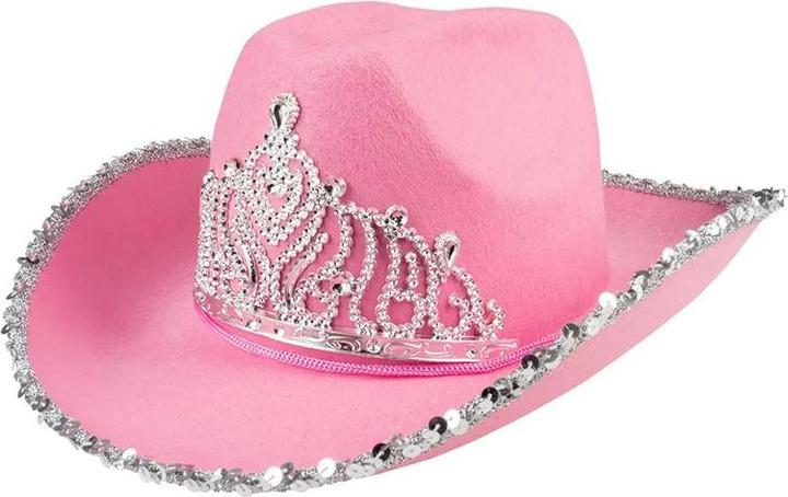 Immagine prodotto Boland Cappello da cowgirl con diadema di strass