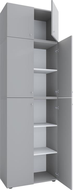 Produktbild VCM Büroschrank Aktenschrank Lona 5-fach Aufsatz (70 x 39 x 223 cm)