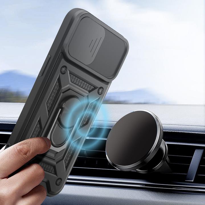 Produktbild Avizar Ring Hülle iPhone 16e mit Halterung (Apple iPhone 16e)
