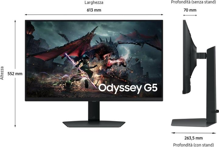 Image du produit Samsung Odyssey G5 - G50D (2560 x 1440 pixels, 27")