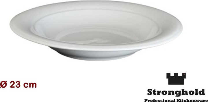 Produktbild Stronghold Runde Gastro-Teller, Porzellan, 23cm (1 x, 23 cm)