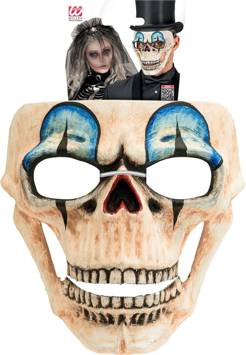 Produktbild Widmann Commedia Dell'Arte Maske Totenkopf Clown