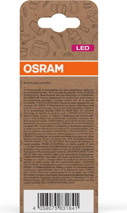 Produktbild Osram LED Pcr Lamps With Classic A (E27, 1055 lm, 1 x)