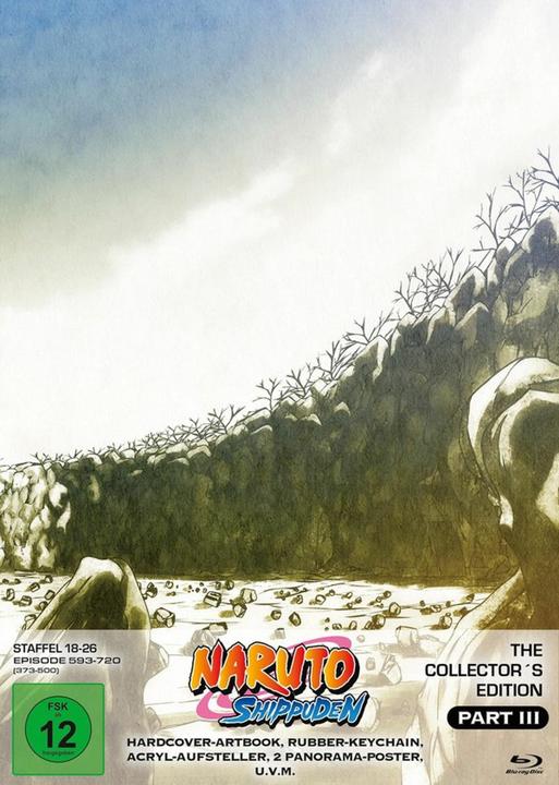 Actual product image Naruto Shippuden - Collector's Edition - Part III (Blu-ray, 2007, German)