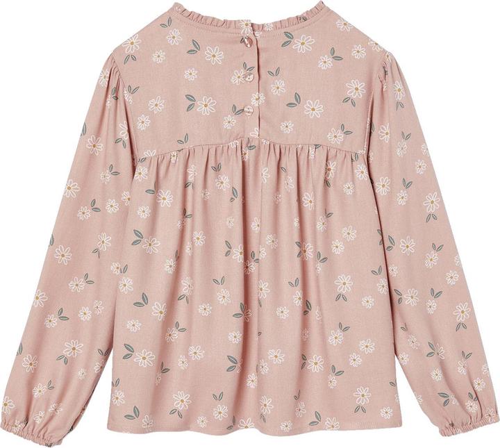 Vertbaudet Mädchen Bluse mit Blumenmuster (98)
