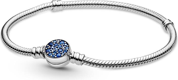 Produktbild Pandora Snake Chain Disc Clasp Armband (18 cm, Silber 925)