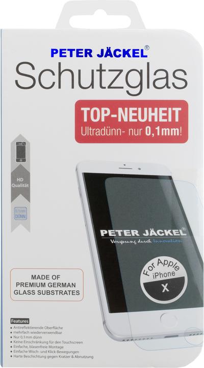 Produktbild Peter Jäckel HD SCHOTT Glas ultra dünn superflexibel Panzerglas aus 0,1mm 9H ORIGINAL SCHOTT Glas AS 87 für Ap... (1 Stk., Apple iPhone X)