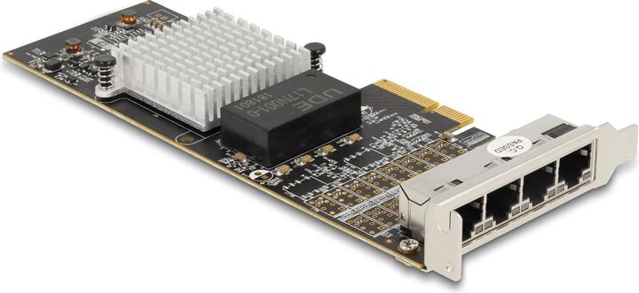 Actual product image Delock PCI Express x4 card to 4 x RJ45 Gigabit LAN i350 (Mini PCI Express)