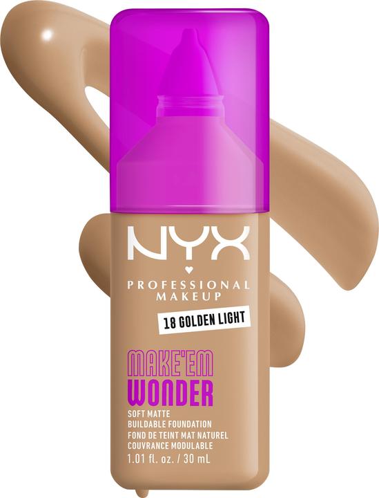 Image du produit NYX Professional Make-Up Nyx Wonder (#CD9D71, La lumière dorée)