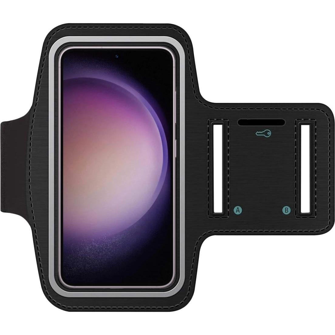SmartFitness Samsung Galaxy S23+ Handy Sport Armband, Smartphone Sportarmband, Schwarz