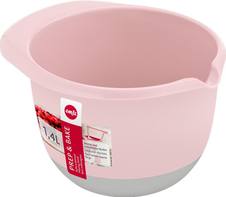 Actual product image Emsa Prep&Bake plastic mixing bowl pink 1.4 litre (0.50 l, 1 x)