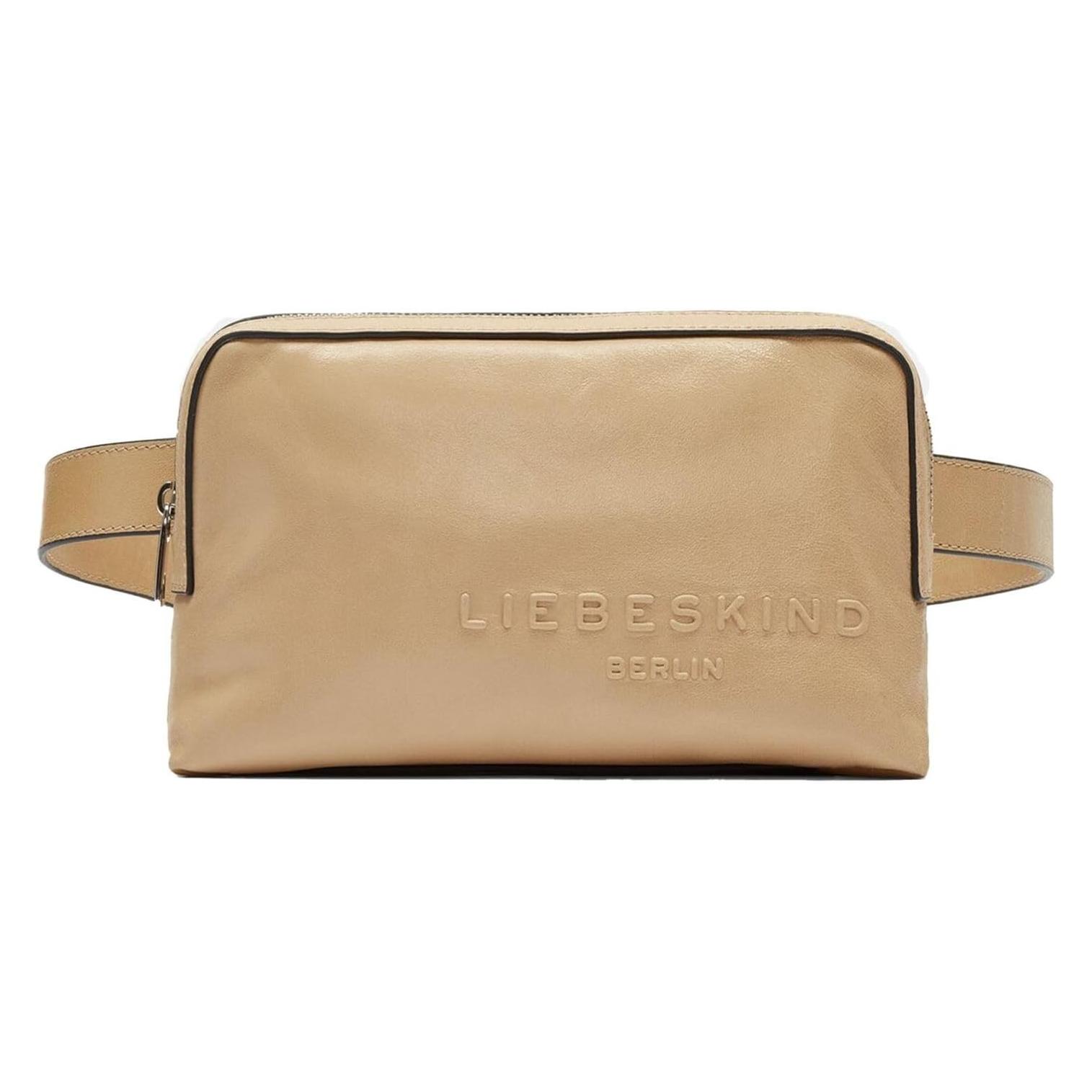 Liebeskind Berlin, Vrouwen, Handtas, Elvira Lederumhängetasche, Bruin, Beige