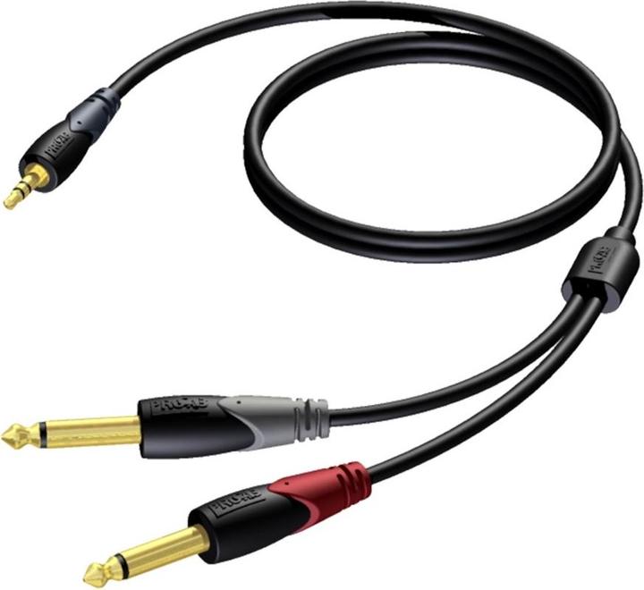 Procab Cla713 (3 m, 3.5mm jack (AUX), 6.3mm jack)