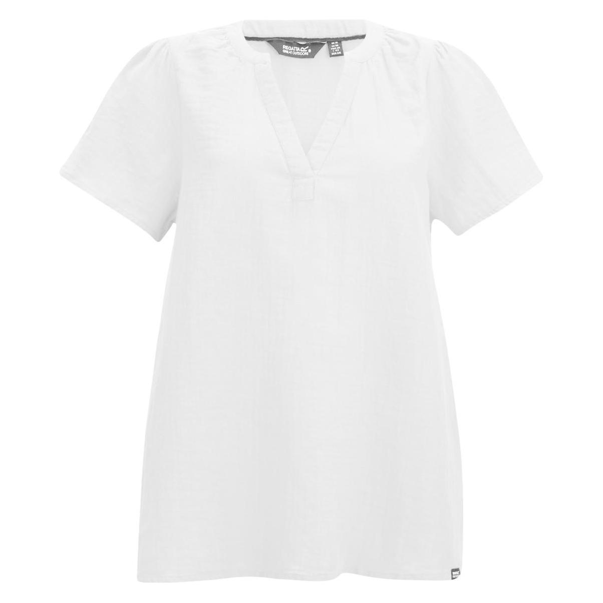 Regatta, Damen, Blusen, Selen, Weiss, (36)