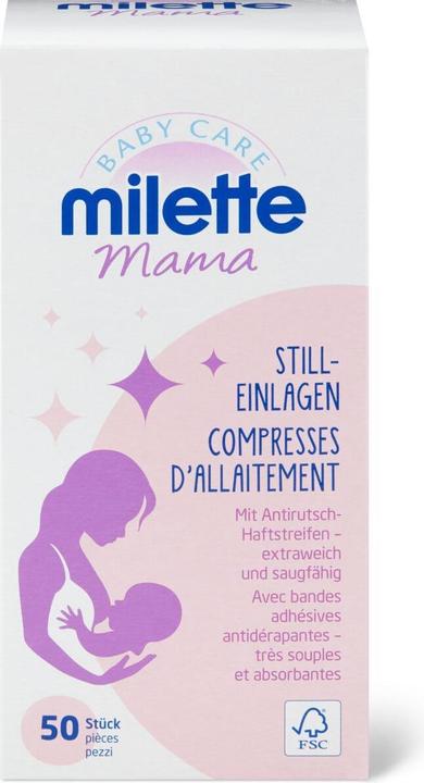 Milette Compresses d'allaitement (50 x)