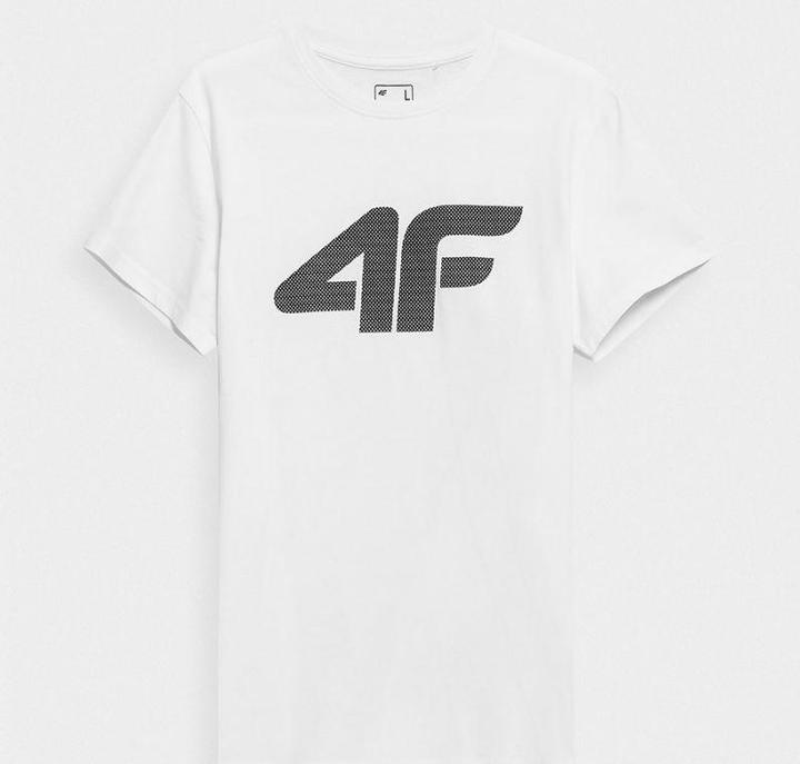 Produktbild 4F T-Shirt WEISS XXL bedrucktes T-Shirt für Herren (XXL)