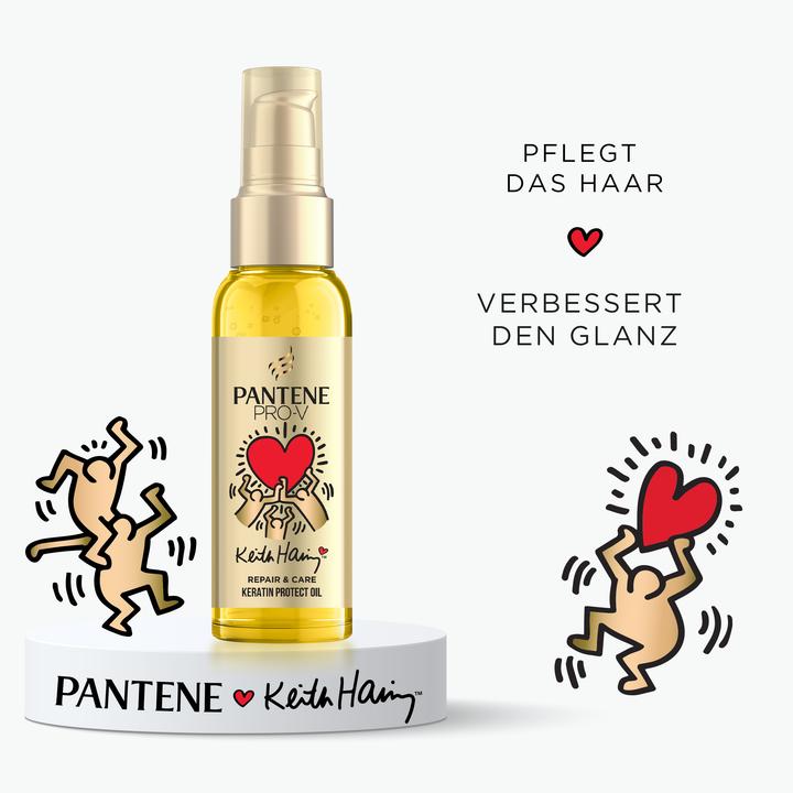 Immagine prodotto Pantene Pro-V Keith Haring Keratin Protect Oil 100 ml Haaröl (100 ml)