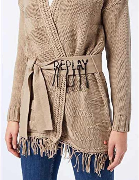 Produktbild Replay Gebreide Loose Katoen Jas (XL)