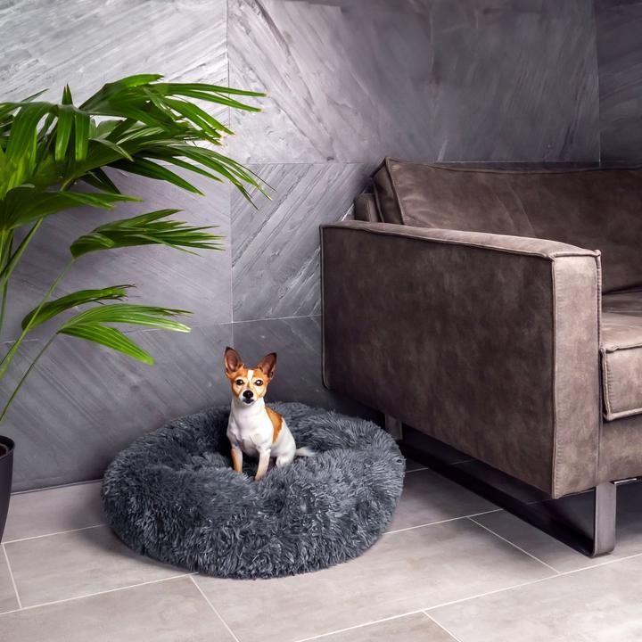 Image du produit Intirilife Lit pour animaux domestiques en gris diamètre 60 cm (Chat, Chien)