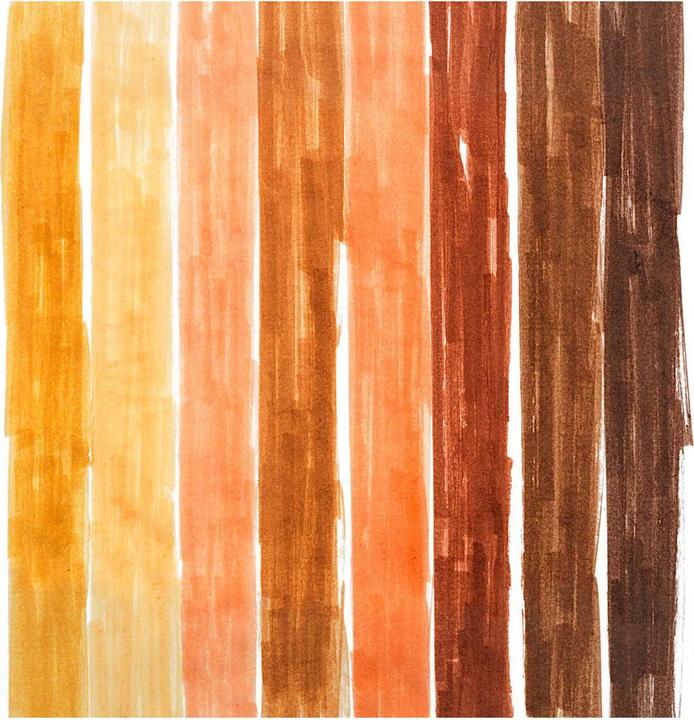 Image du produit Colorations Colorationen - Chubby Filzstifte Hauttöne, 8 Stk. (Multicolore, 8 x)