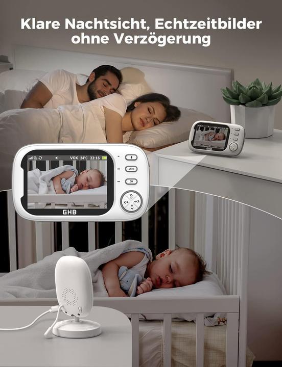 Actual product image GHB Babyphone mit Kamera (Video & Audio)