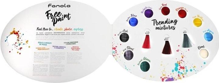 Fanola Free Paint Hair Color Chart