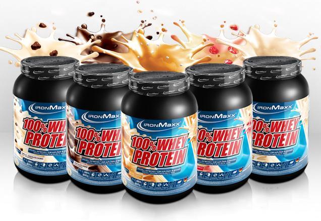 Immagine prodotto IronMaxx 100% Proteine del siero del latte (barattolo da 900 g) (Stracciatella, 1 x, 900 g)