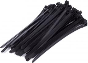 Immagine prodotto ProPlus Fascette staccabili 7,6 x 300 mm nere, fascette riutilizzabili 50 pezzi (300 mm, 50 pz.)