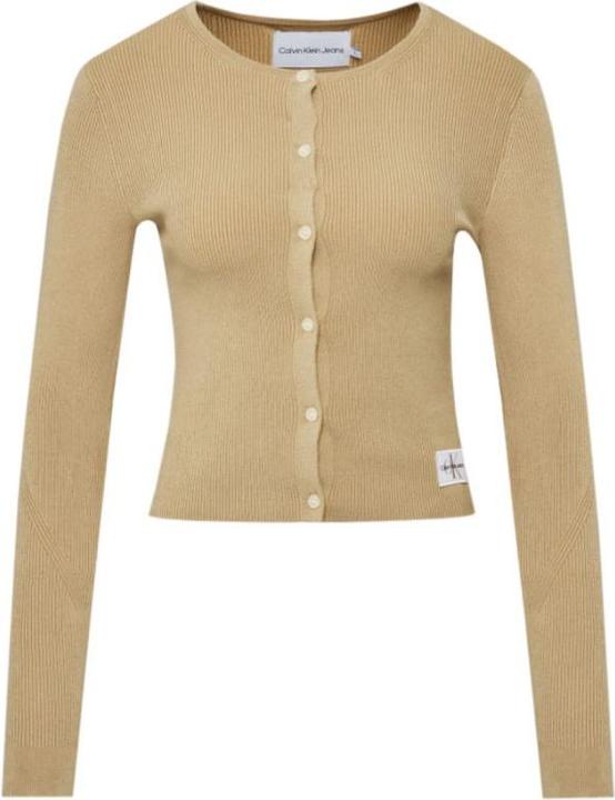 Calvin Klein Strickjacke mit Jeans-Badge (M)