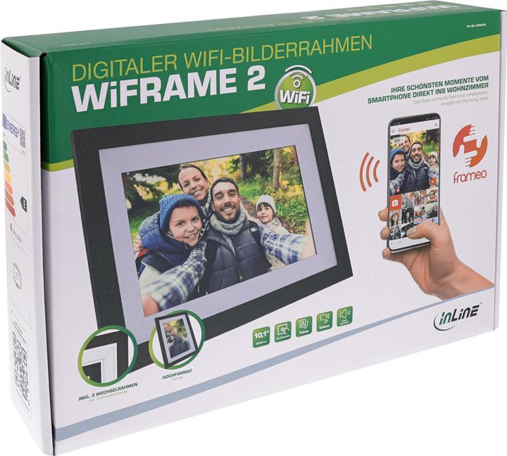 Image du produit InLine cadre photo numérique WiFi WiFRAME 2 (10.10", 1920 x 1200 pixels)