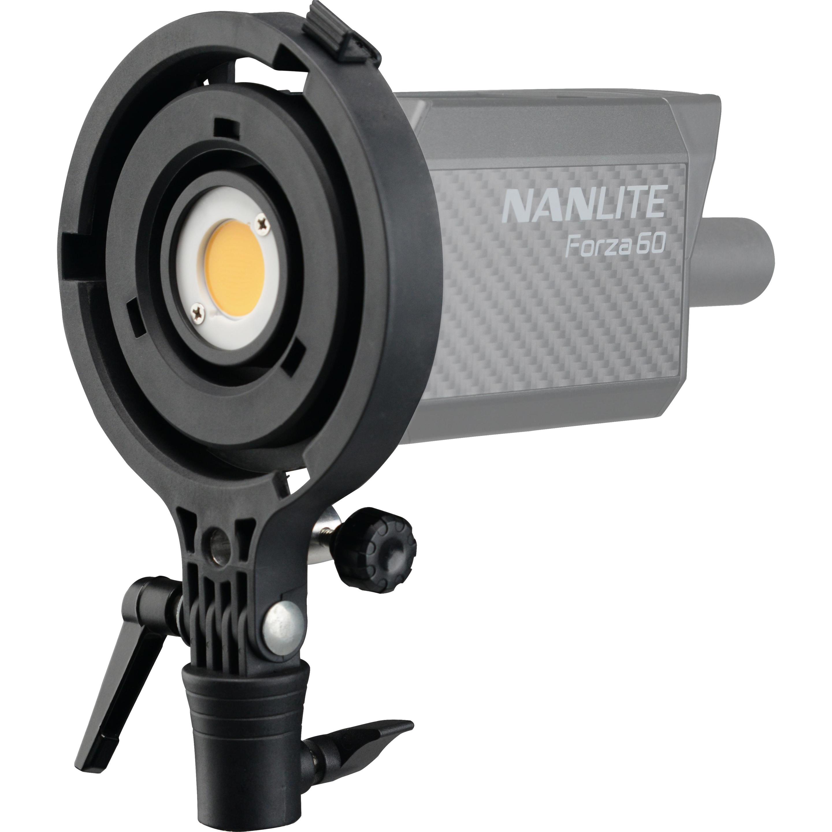 Thumbnail - Nanlite Bowens Adapter FM Mount (Adapter), Softbox + Reflektor Zubehör, Schwarz
