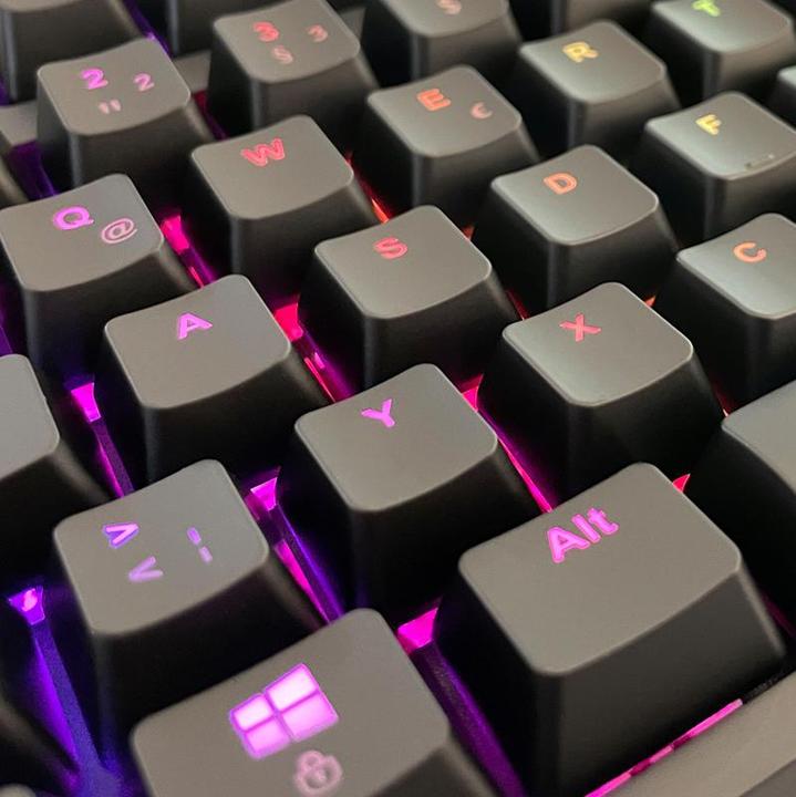 Actual product image LC-Power LC-KEY-MECH-2-RGB-C-W (DE, Cable, Wireless)
