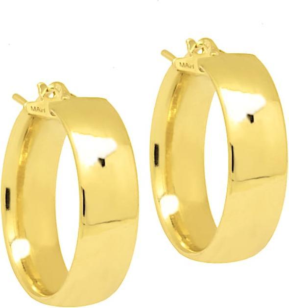 Candy Creolen Tomi, 925 Sterling Silber, vergoldet (925er Sterlingsilber, 18k vergoldet)