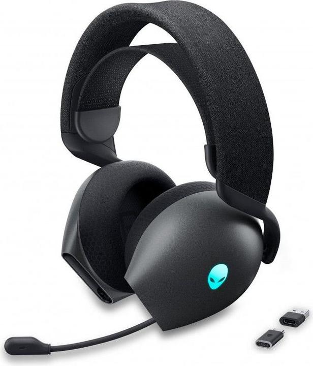 Actual product image Alienware Dual Mode Wireless Gaming Headset - AW720H (Dark Side of the Moon) (Wireless)