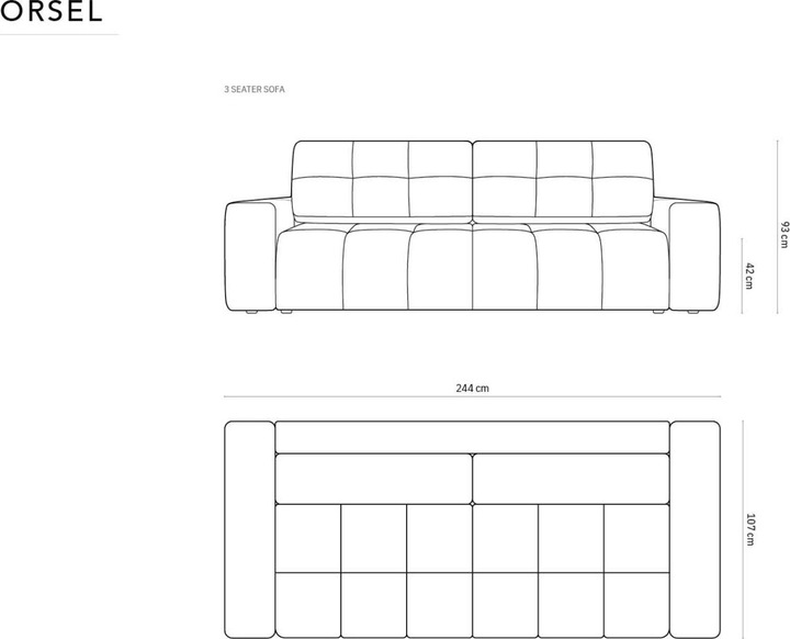 Produktbild Maison Heritage Orsel (2-Sitzer, 3-Sitzer, 4-Sitzer)