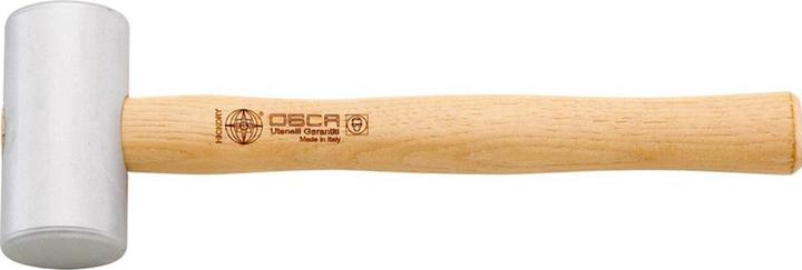Actual product image Magni Osca 075H GR 750 Aluminium hammer cylindrical with hickory handle, 750 g